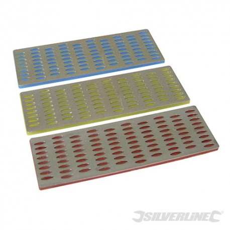 Diamantová pilníková karta - sada, 3 díly - 3pce