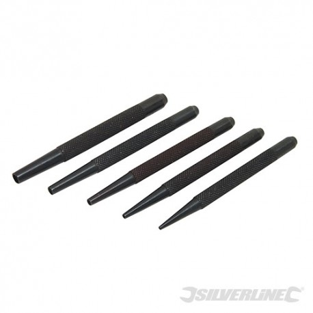Nail Punch Set 5pce - 1.5 - 5mm