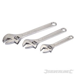 Adjustable Wrench Set 3pce - 150, 200 & 250mm