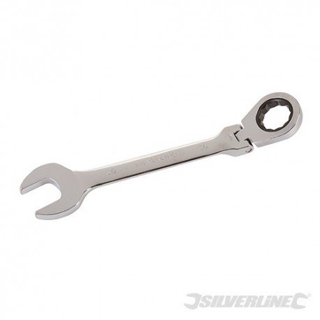 Ráčnový klíč očkoplochý, s kloubem - 30mm