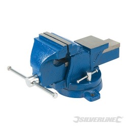 Dílenský svěrák s otočnou základnou - 100mm (4) 8kg