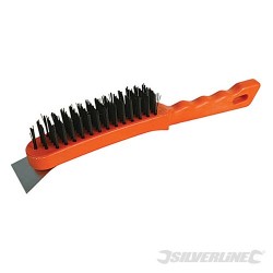 Steel Wire Brush - 5 Row / Scraper