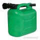 Plastic Fuel Can 5Ltr - Green