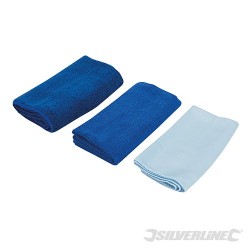 Microfibre Cloth Cleaning Set 3pce - 3pce