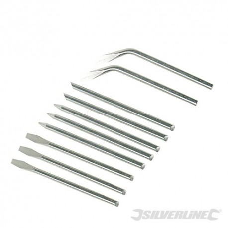 Soldering Iron Tips Set 10pce - 40W