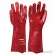 Red PVC Gauntlets - L 9