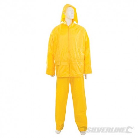 Rain Suit Yellow 2pce - XL 34"W (58 - 120cm)