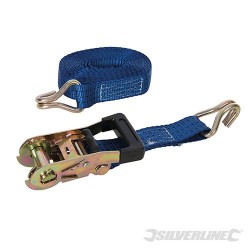 Vázací popruh s pogumovanou ráčnou 3 t - Rated 1000kg Capacity 2750kg