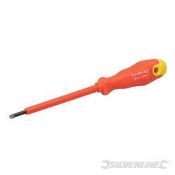 Insulated Soft-Grip Screwdriver Slotted - 3 x 100mm