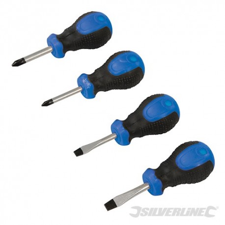 Stubby Screwdriver Set 4pce - 4pce