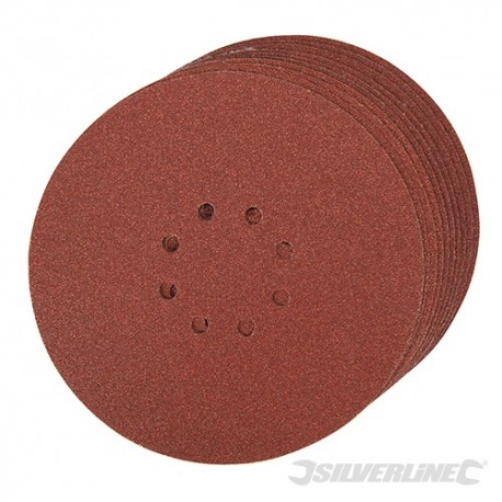 Hook & Loop Discs Punched 225mm 10pk - 225mm 60 Grit