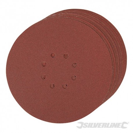 Hook & Loop Discs Punched 225mm 10pk - 225mm 120 Grit