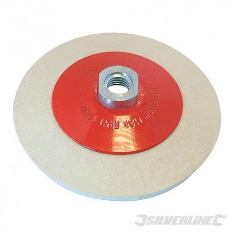Bevelled Felt Buffing Wheel - 115mm