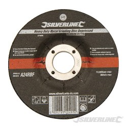 Heavy Duty Metal Grinding Disc Depressed - 115 x 6 x 22.23mm
