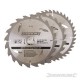 TCT Circular Saw Blades 20, 24, 40T 3pk - 184 x 30 - 20, 16mm Rings