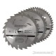 TCT Circular Saw Blades 24, 40, 48T 3pk - 200 x 30 - 25, 18, 16mm Rings