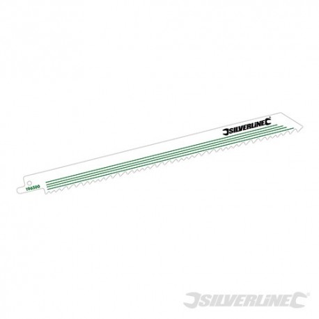 Pilové listy pro pilu ocasku, 5 tpi - 5 kusů - HCS - 5tpi - 240mm