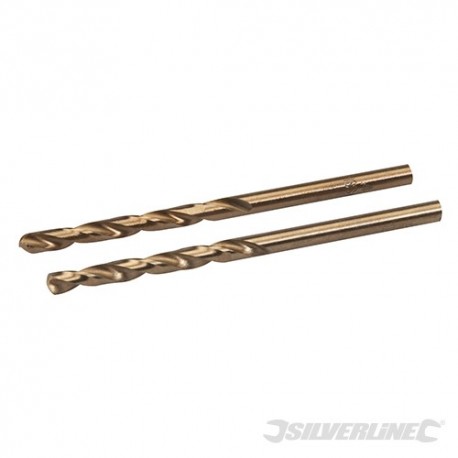 Cobalt Drill Bits 2pk - 4.0mm