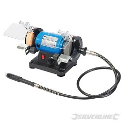 Mini Bench Grinder with Flexible Shaft - 3 / 75mm