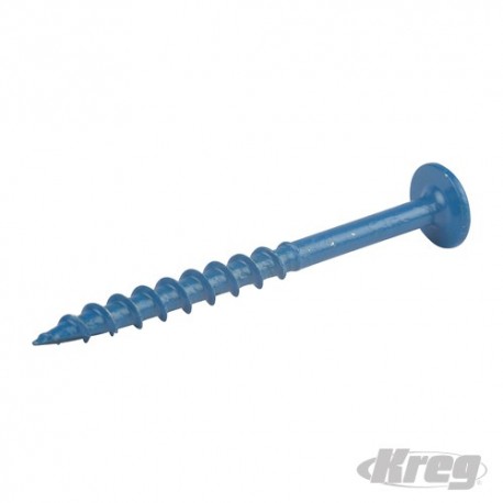 Zinc Pocket-Hole Screws Maxi-Loc Coarse - No.8 x 2" 250pk