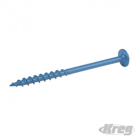 Zinc Pocket-Hole Screws Maxi-Loc Coarse - No.8 x 2-1/2" 2000pk