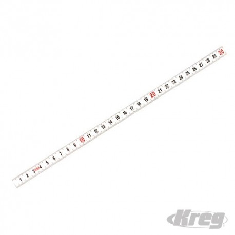Self-Adhesive Measuring Tape Metric L-R 3.65m (12' - KMS7729 L-R