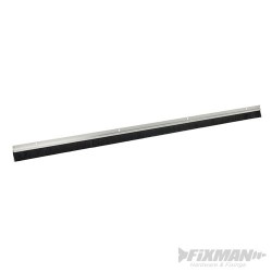 Garage Door Brush Strip 25mm Bristles - 2 x 1067mm Aluminium