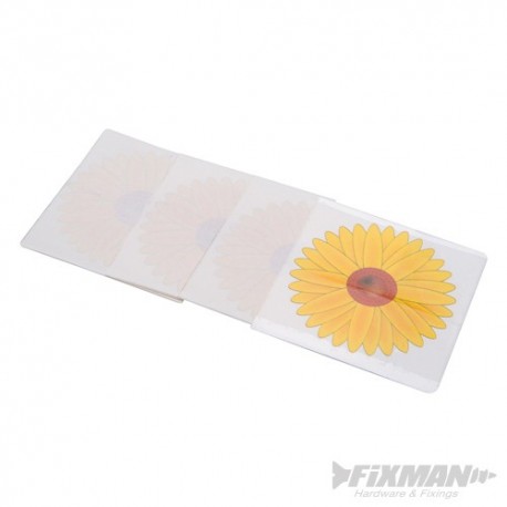 Window Sticker Fly Trap 4pk - 100mm