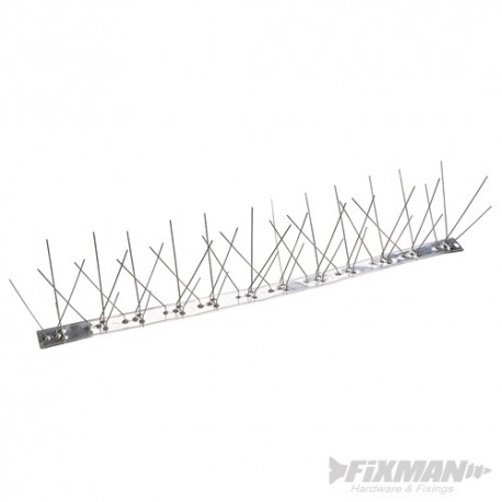 Stainless Steel Bird Spikes 10pk - 500mm (4 Spike)