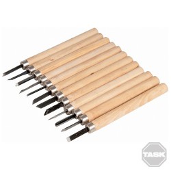 Wood Carving Set 12pce - 135mm