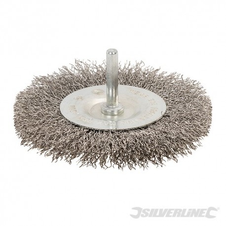 Rotary Stainless Steel Wire Wheel Brush - 100mm