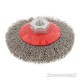 Stainless Steel Crimp Bevel Brush - 100mm - M14