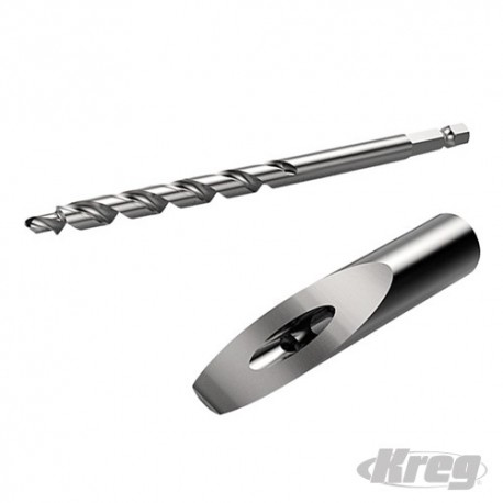 Foreman Pocket-Hole Micro Drill Bit with Guide - DB210-MBB