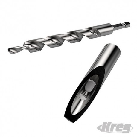 Foreman Pocket-Hole HD Drill Bit with Guide - DB210-HDBB