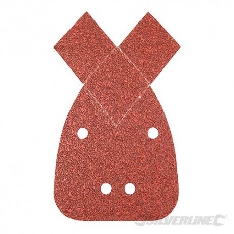 Hook & Loop Detail Sander Sheets with 2 Tips 140mm - 40 Grit