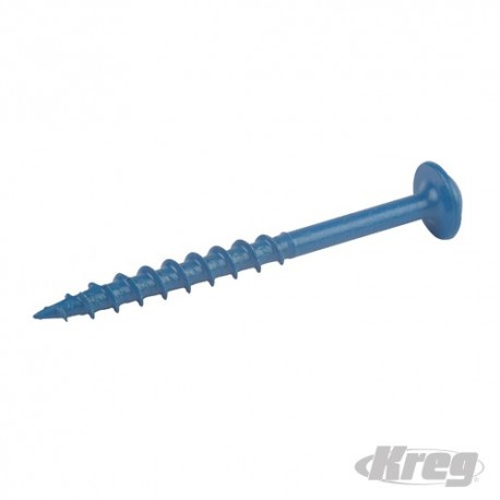Blue Kote Pocket-Hole Screws Washer Head Coarse - No.8 x 2" 3000pk