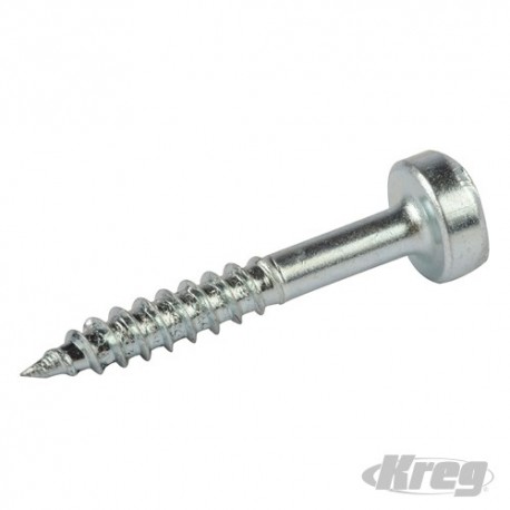 Zinc Pocket-Hole Screws Pan Head Fine - No.6 x 3/4" 100pk