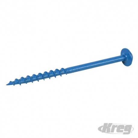 Blue-Kote Pocket-Hole Screws Washer Head Coarse - No.8 x 2-1/2" 125pk