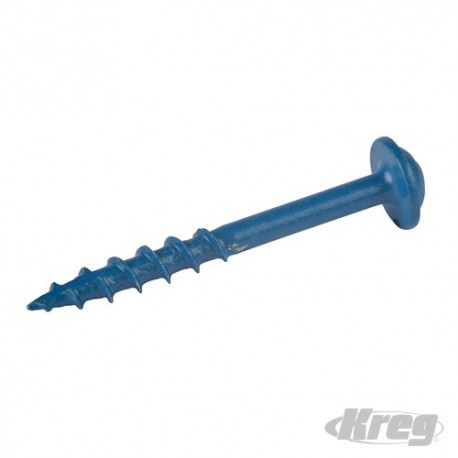 Blue-Kote Pocket-Hole Screws Washer Head Coarse - No.8 x 1-1/2" 100pk