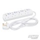 Switched Extension Lead with Neon Indicator 230V - 4-Gang 2m