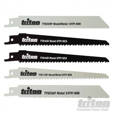 Recip Saw Blade Set 5pce - 150mm