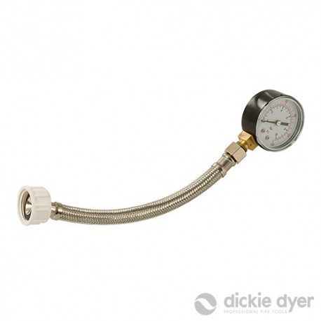 Water Pressure Gauge 3/4" BSP - 0-11bar / 160psi - 11.091