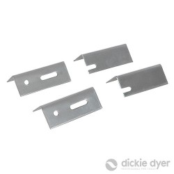 Replacement Radiator Brackets 4pk - 76mm - 11.032