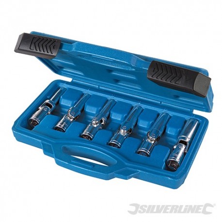 Glow Plug & Spark Plug Socket Set 6pce - 3/8" / 8-16mm