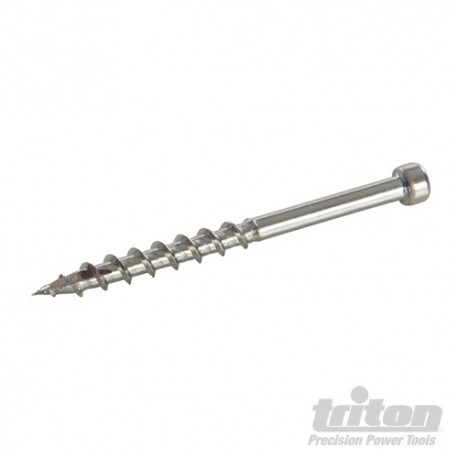 Stainless Steel Pocket-Hole Screws Pan Head Coarse - SS Deck 8 x 2" 500pk