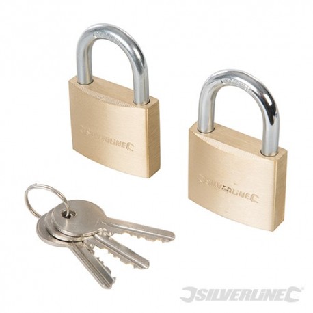 Keyed Alike Padlocks - 40mm 2pk