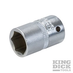 King Dick Socket 1/4" SD 6pt Metric - 11mm