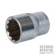 King Dick Socket 1/2" SD 12pt Metric - 20mm