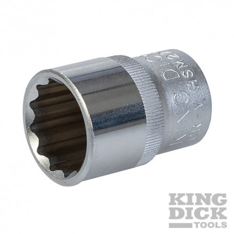 King Dick Socket 1/2" SD 12pt Metric - 20mm