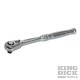 King Dick Full Chrome Reversible Ratchet SD 60 Teeth - 1/4"